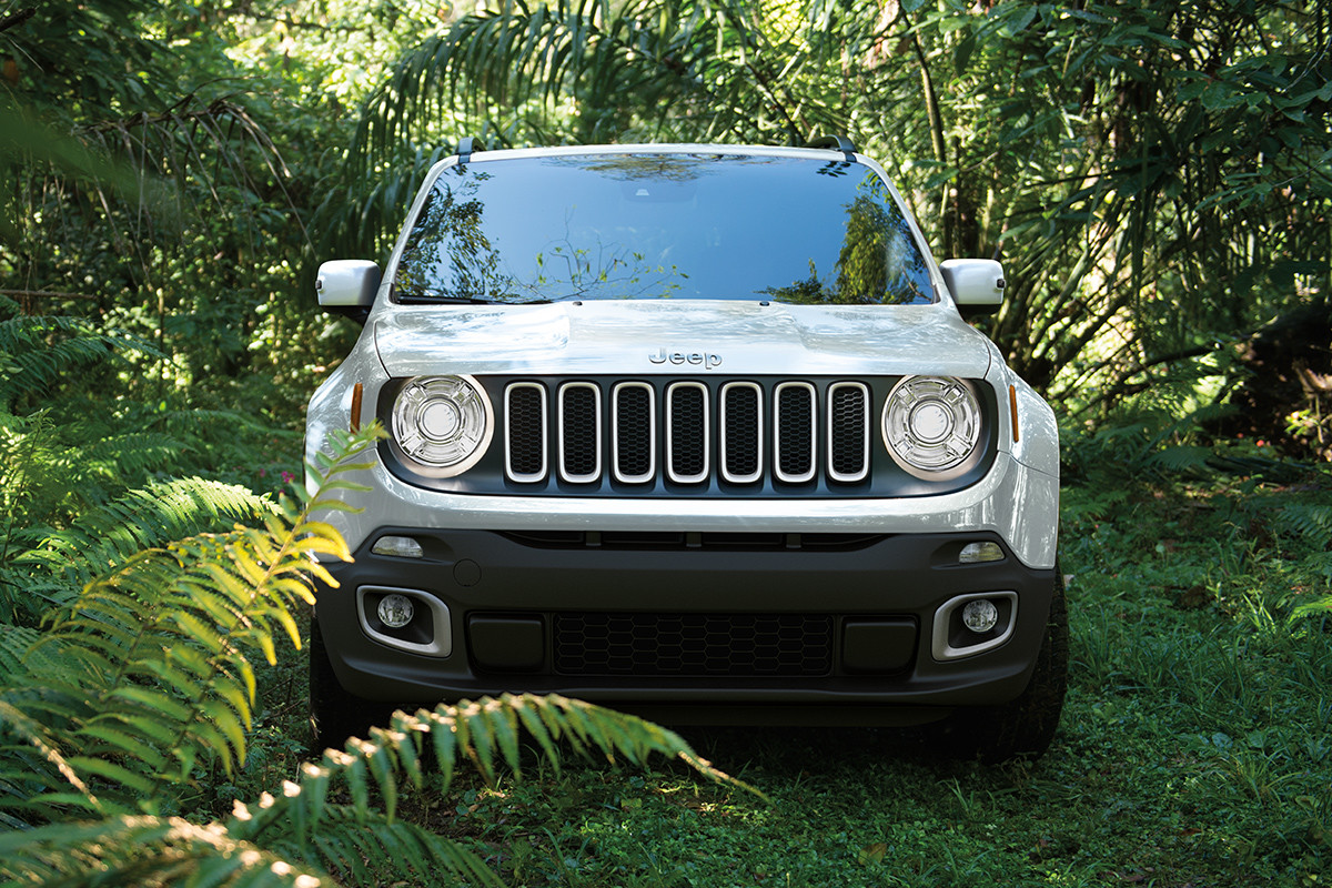 Grands phares circulaires du Jeep Renegade 2018