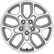 Roues de 17 po en aluminium peint argent tech