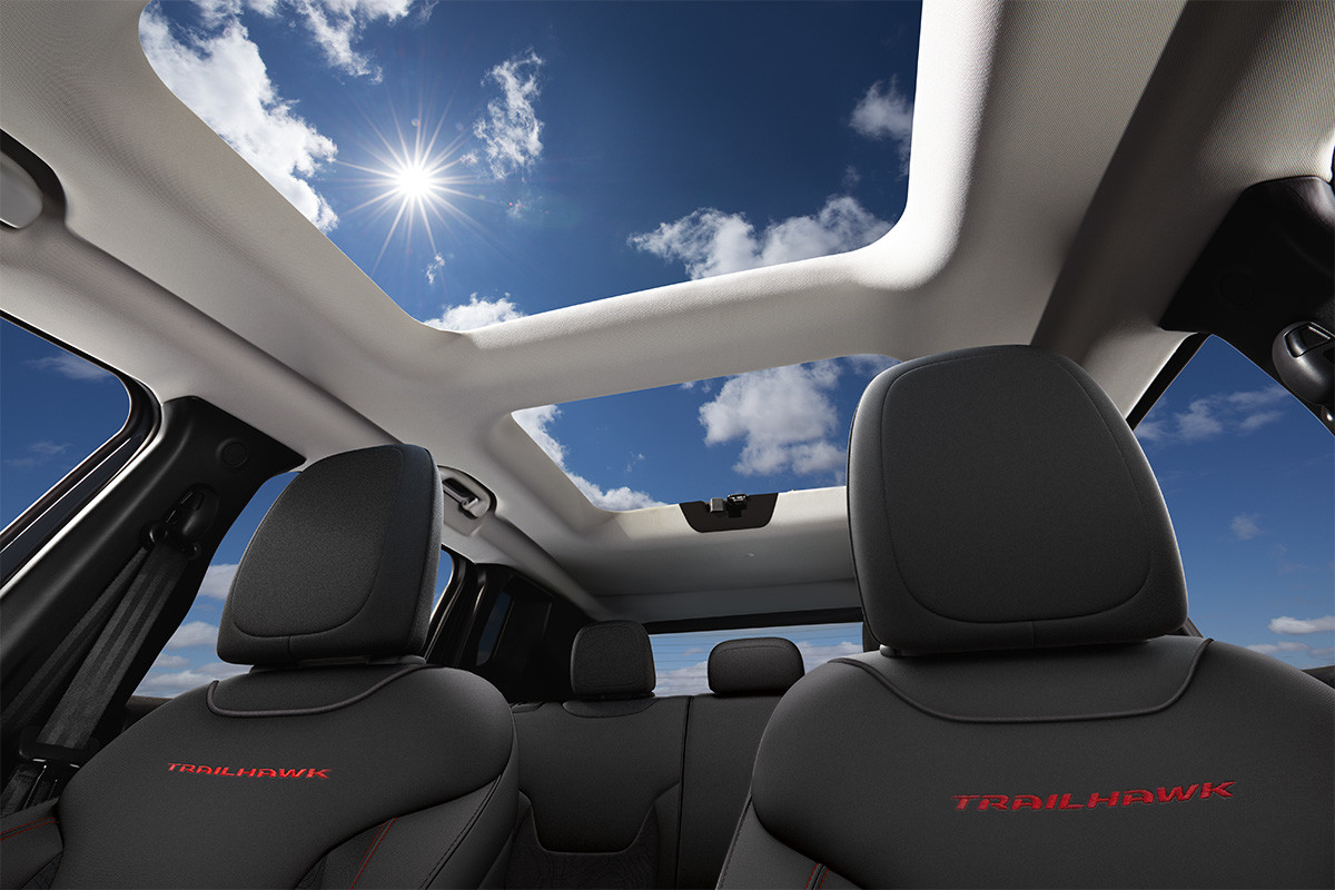 Panneaux de toit ouvrant de l’habitacle du Jeep Renegade 2019