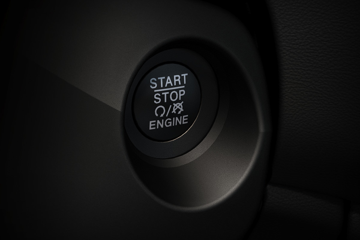 Bouton d’allumage de l’habitacle du Jeep Renegade 2019