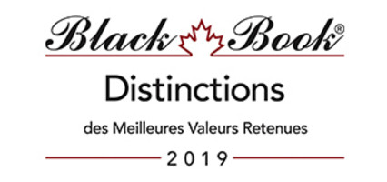 « Prix de la meilleure valeur retenue » 2019 du Canadian Black Book