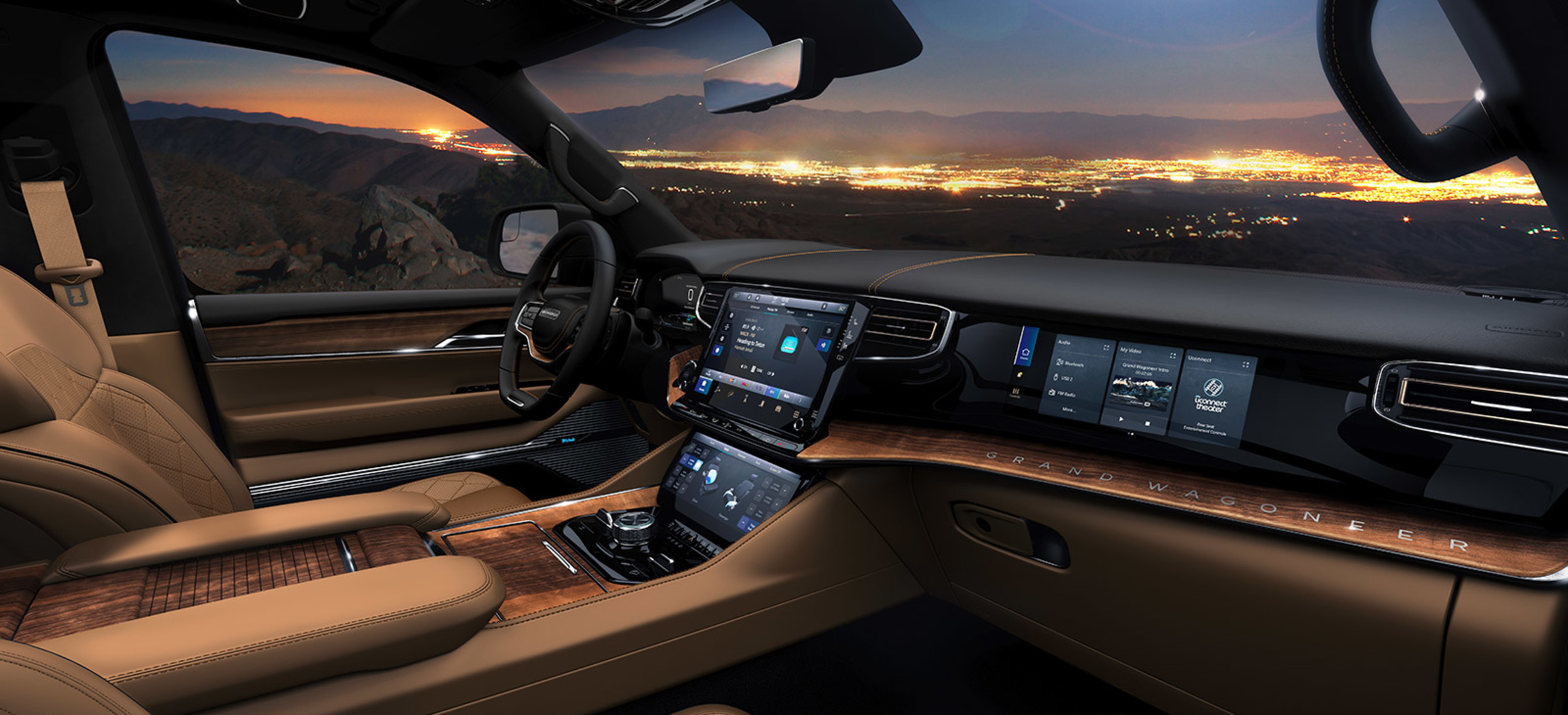 Vue intérieure du Grand Wagoneer 2022