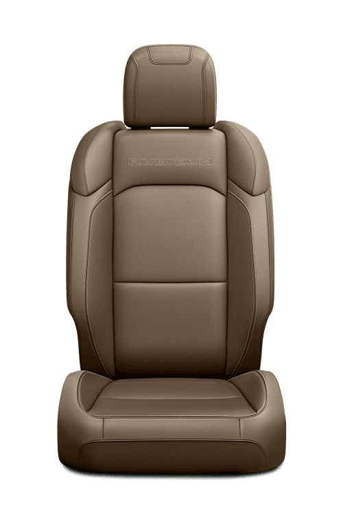 À dessus en cuir havane rétro avec logo Rubicon<sup>MD</sup>