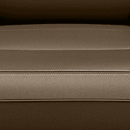 À dessus en cuir havane rétro avec logo Rubicon<sup>MD</sup>