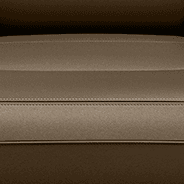 À dessus en cuir havane rétro avec logo Sahara<sup>MD</sup>
