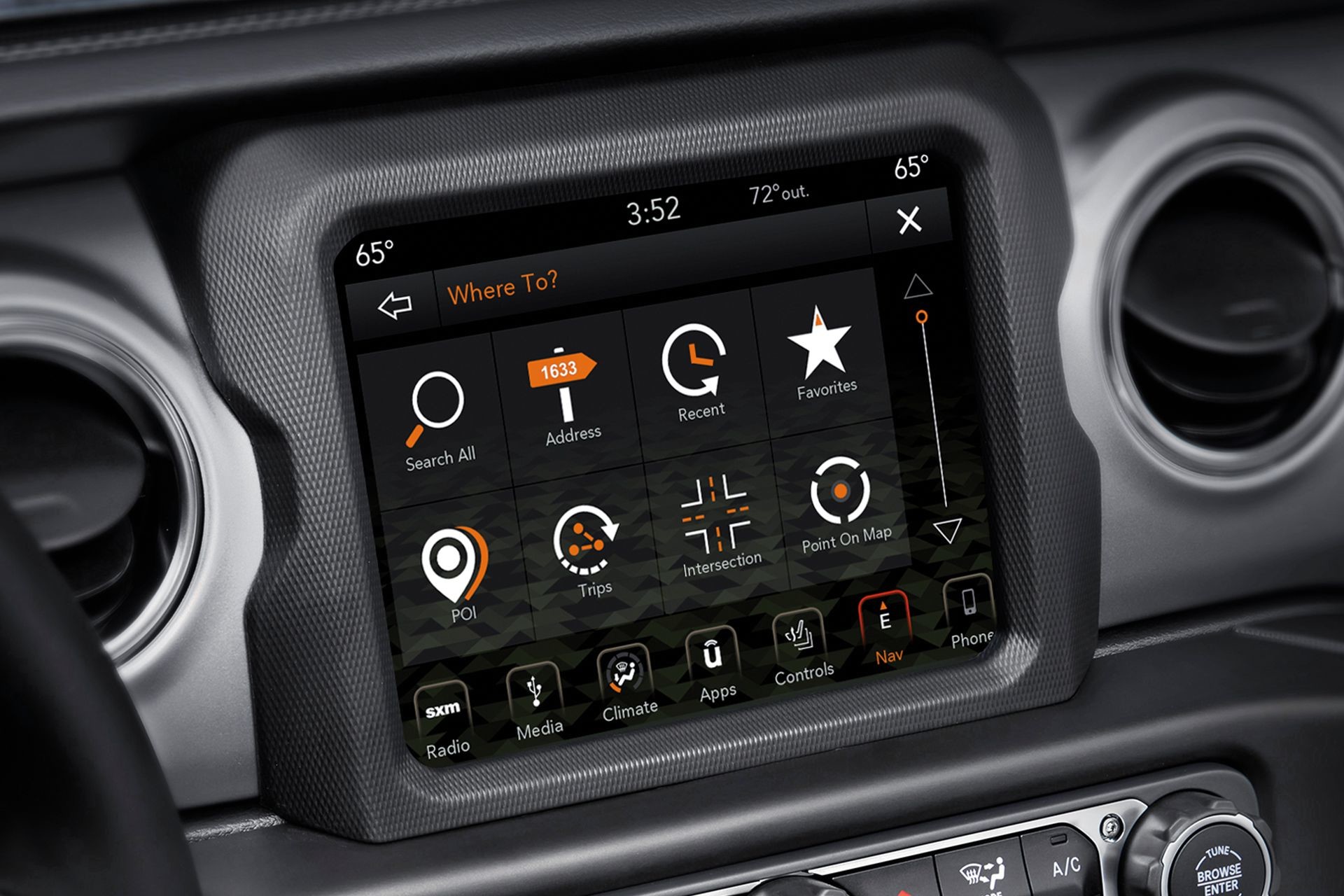 2018 Jeep Wrangler JL 4th generation Uconnect multimedia centres