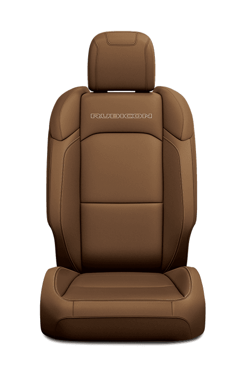 Garnitures à dessus en cuir avec logo <span class="unbr">Rubicon<sup>MD</sup></span> brodé – daim foncé