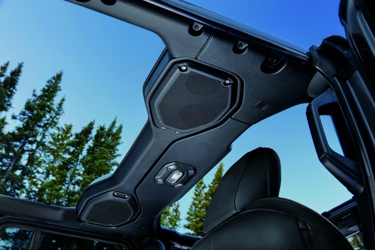 Système audio Alpine de catégorie supérieure du Jeep Wrangler 2020 sur le toit