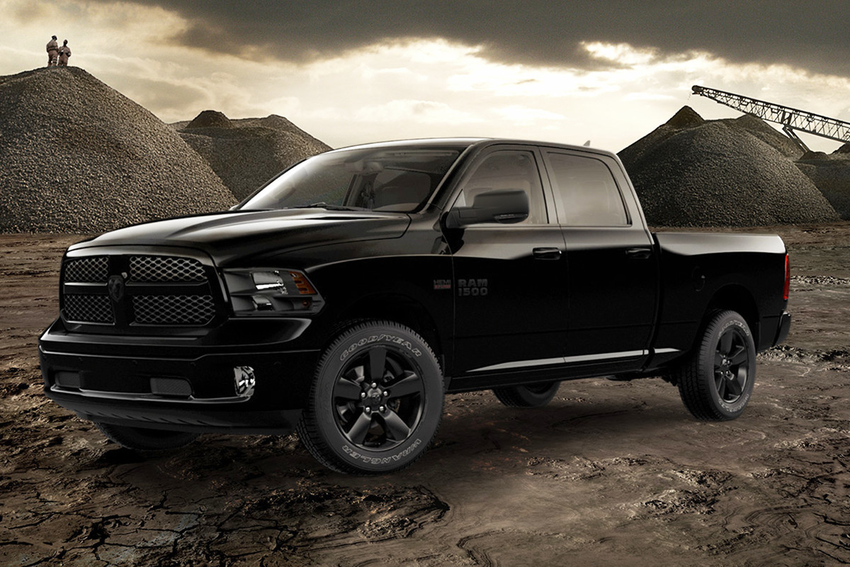 Modèles vedettes du Ram 1500 2018 – ensemble allure extérieure noire pour le modèle Big Horn