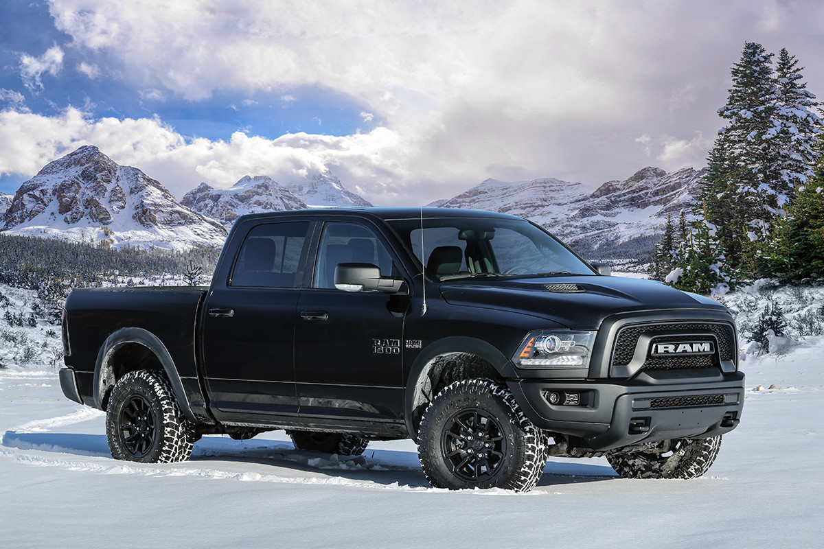 2018 RAM 1500 exterior features bold iconic design