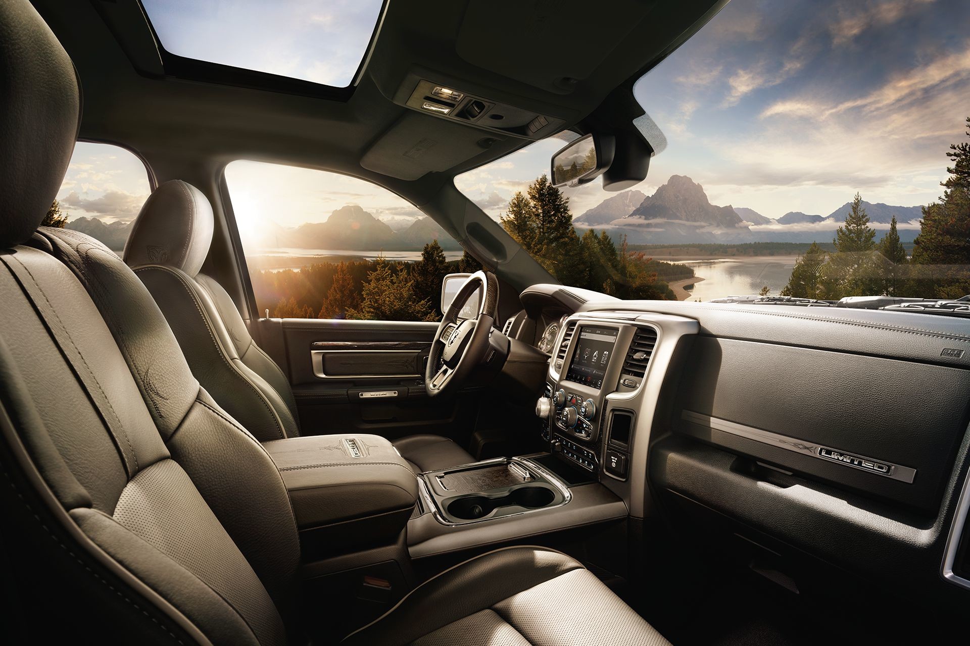 2018 RAM 1500 luxurious interior experience