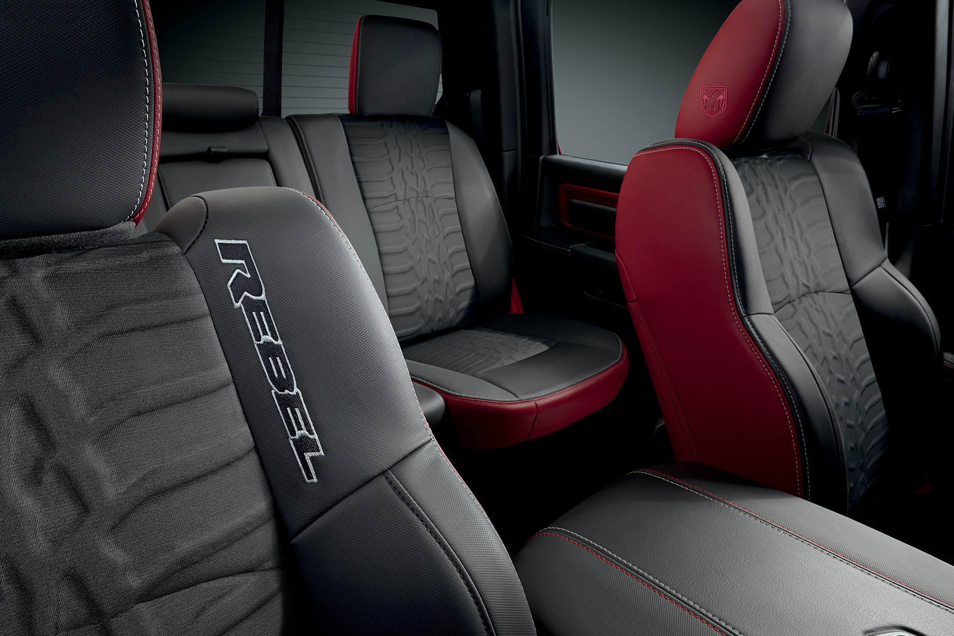 2018 RAM 1500 interior rebel seating