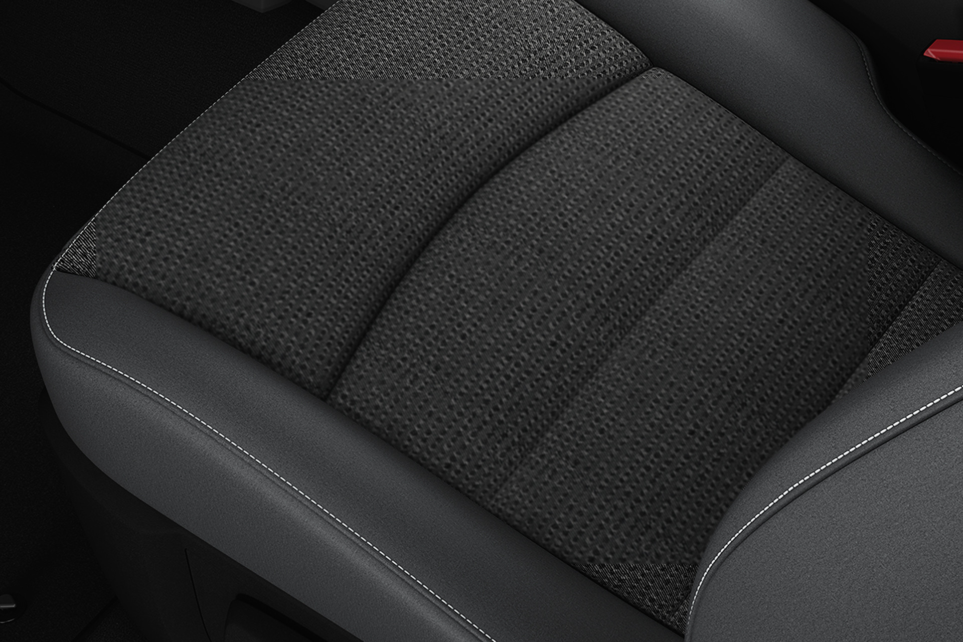 2019 Ram 1500 Classic interior, showing premium cloth seating
