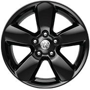 20-inch Semi-Gloss Black aluminum