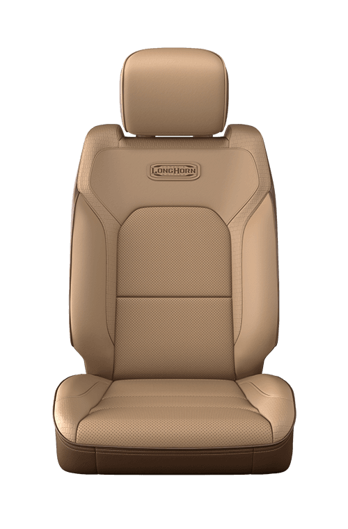 2019 Ram 1500 interior seating premium leather with perforated inserts light mountain brown mountain brown