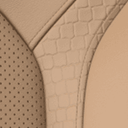 2019 Ram 1500 interior seating swatch premium leather with perforated inserts light mountain brown mountain brown