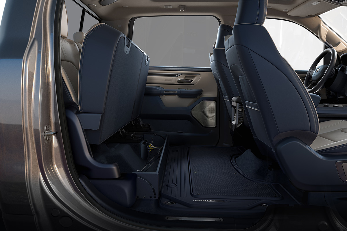 2019 Ram 1500 best in class interior storage volume