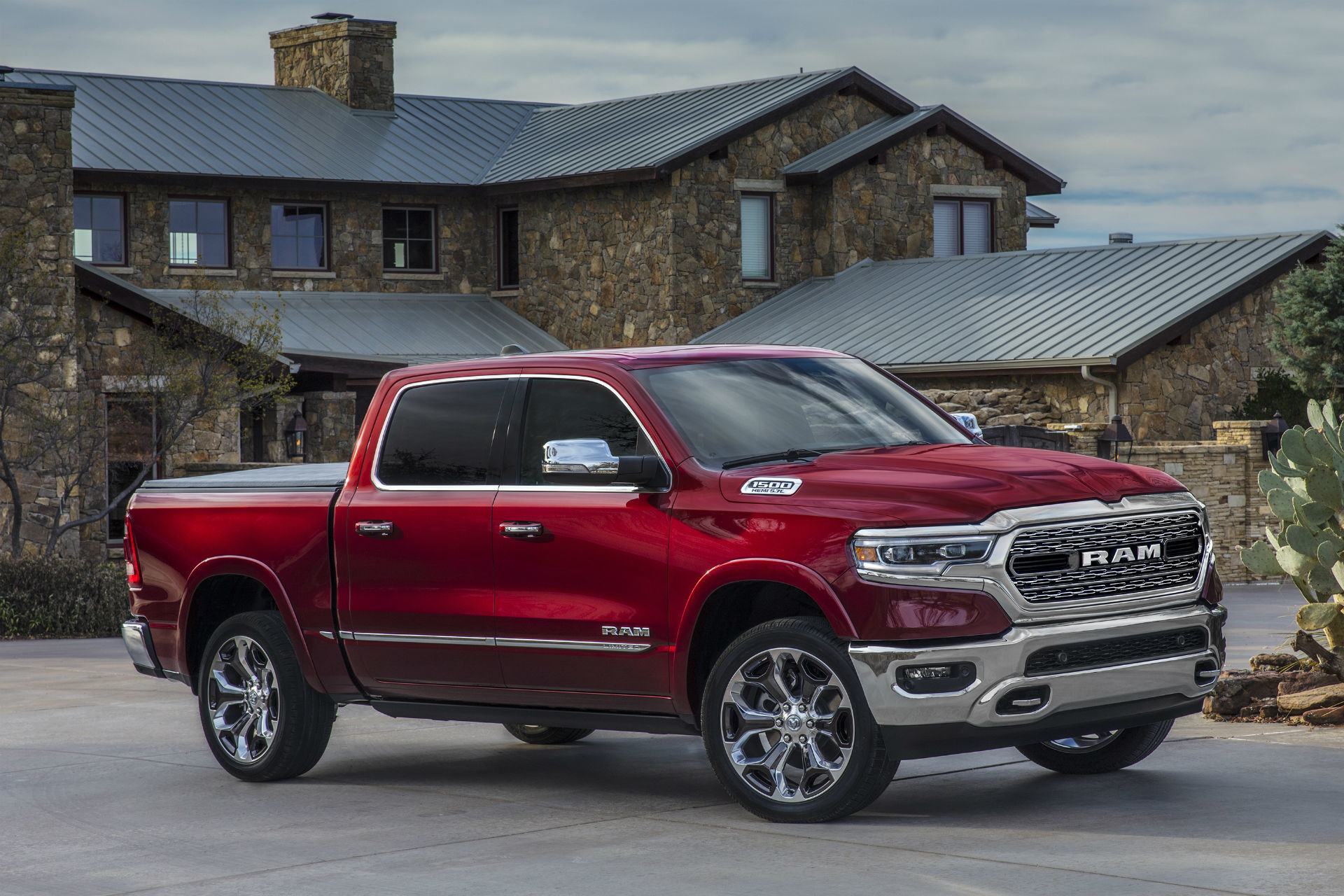 2019 Ram 1500 red lengthened crew cab
