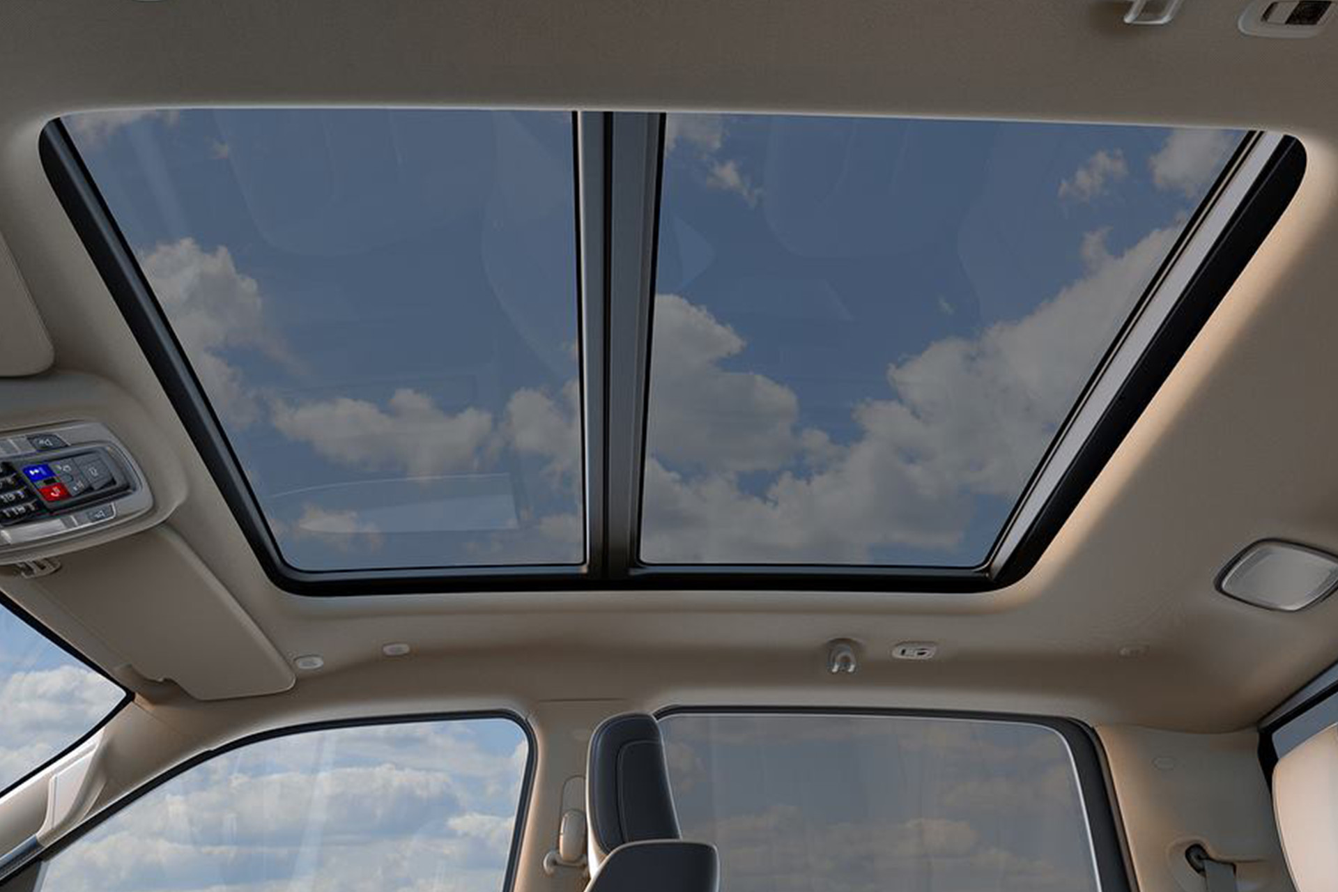 2019 Ram 1500 interior large dual pane sunroof