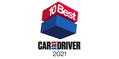2021 Car and Driver 10Best List