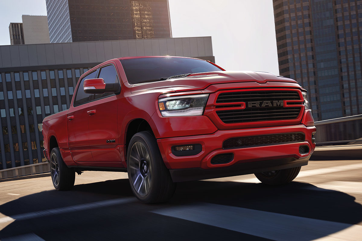 2020 Ram 1500 sport red
