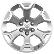 20‑inch chrome-clad aluminum