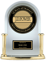 Prix J.D. Power du plus grand attrait auprès des conducteurs.