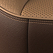 Premium Leather with Perforated Inserts and Laser Etching - Mountain Brown/ Light Mountain Brown