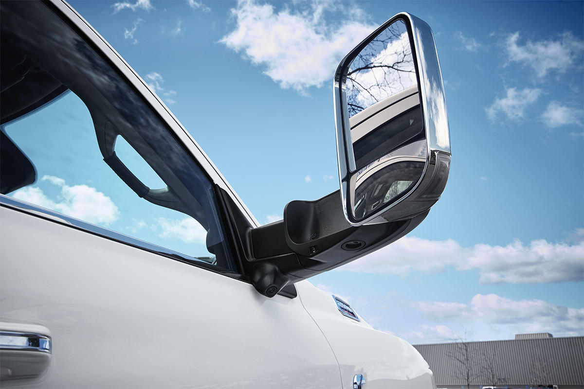 Trailer tow mirror of the 2020 Ram 2500