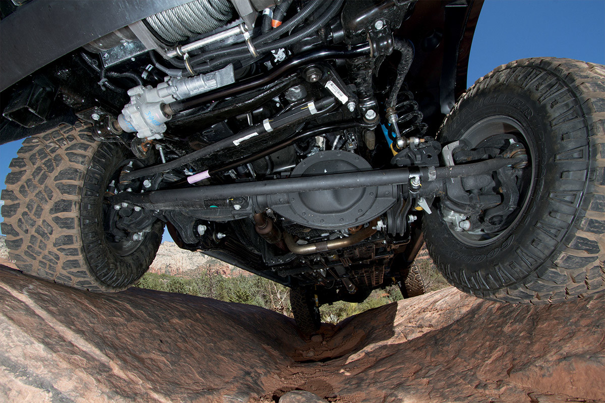 Suspension Articulink du Ram et différentiels Tru-Lok d’un Ram 2500 2022.