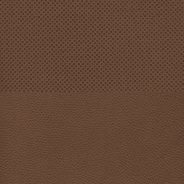Cuir de catégorie supérieure avec empiècements perforés – beige bison avec coutures contrastantes noires
