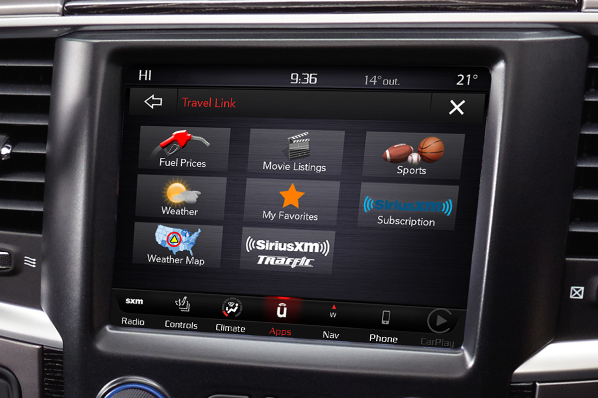 2018 RAM 3500 truck SiriusXM services