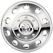 17-inch polished aluminum