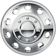 17-inch polished aluminum