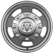 Roues de 17 po en acier argent