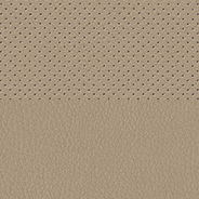 Leather-faced with perforated inserts - Light Frost