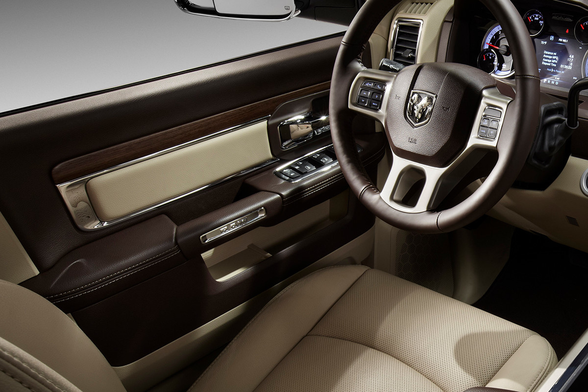 2018 RAM Chassis Cab leather-faced heated, and ventilated front seats