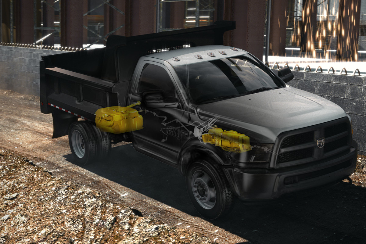 2018 RAM Chassis Cab largest in-class fuel tanks