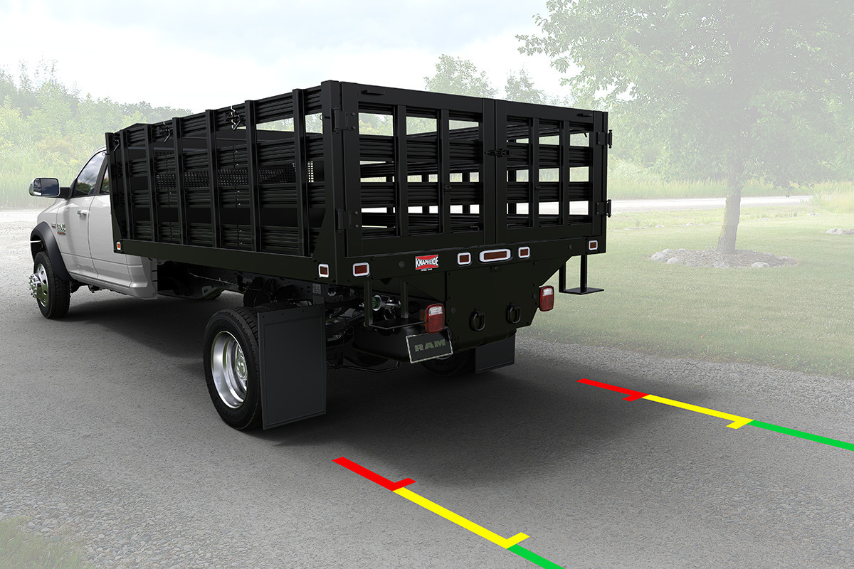 2018 RAM Chassis Cab ParkSense Font and Rear Park Assist system