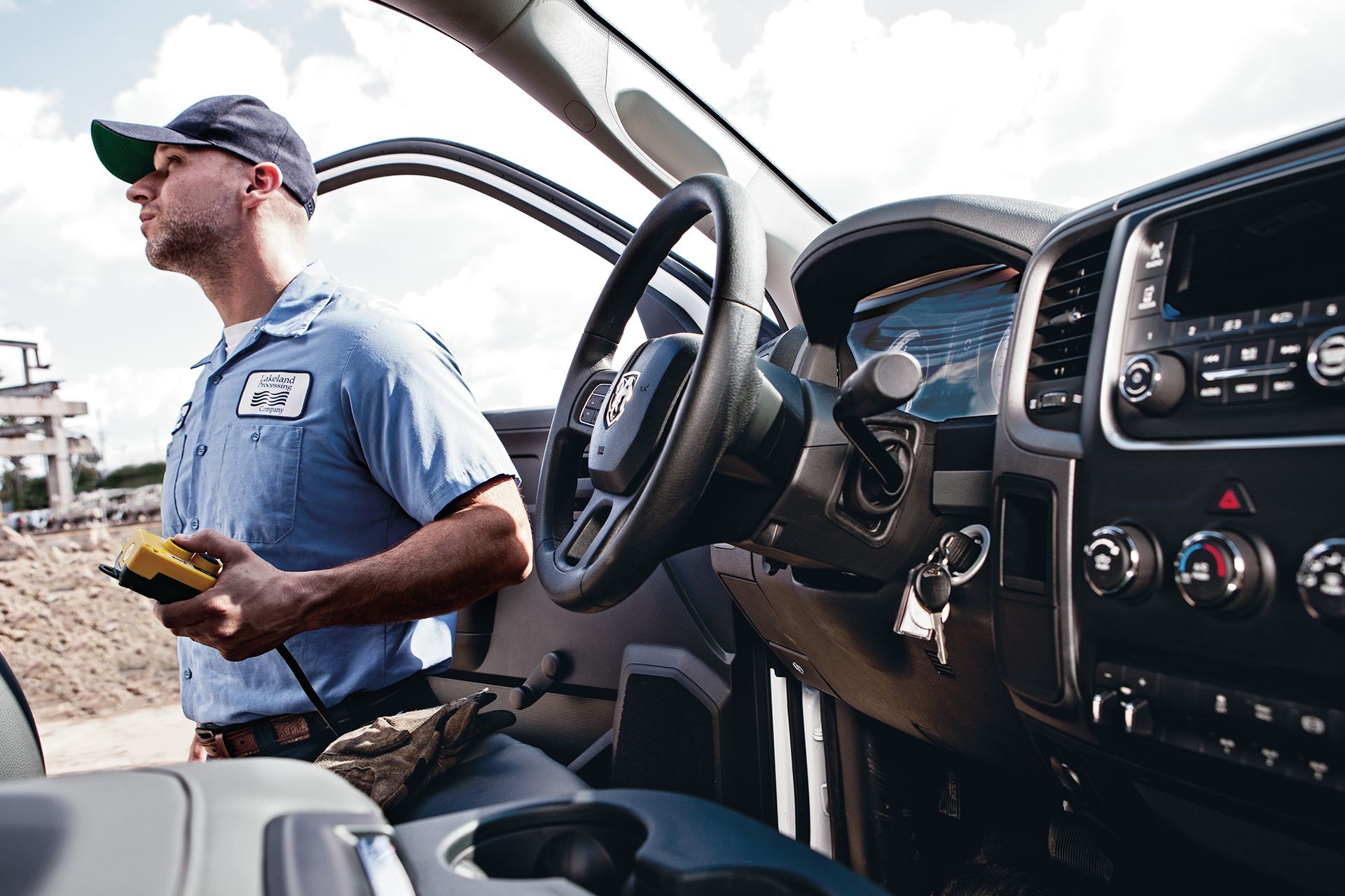 2018 RAM Chassis Cab centrally located auxiliary switch