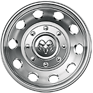17-inch polished aluminum