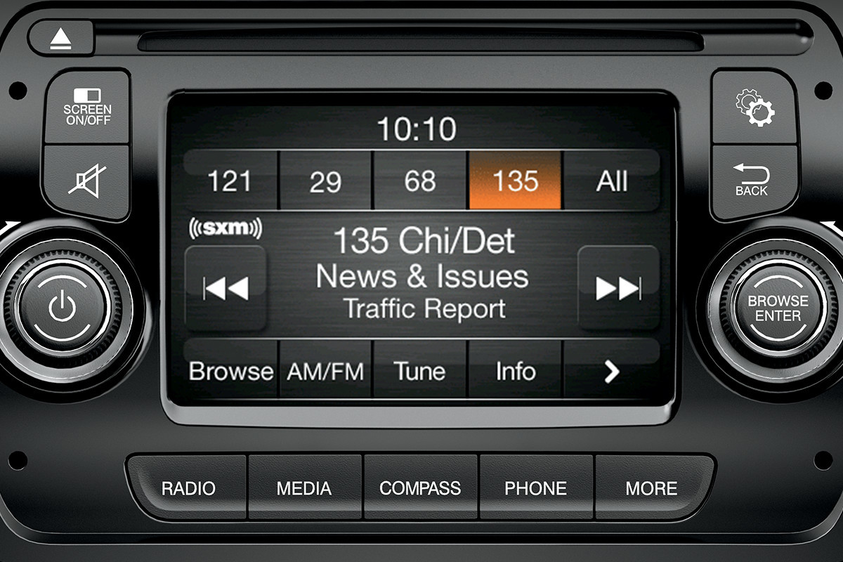 2018 RAM ProMaster SiriusXM satellite radio