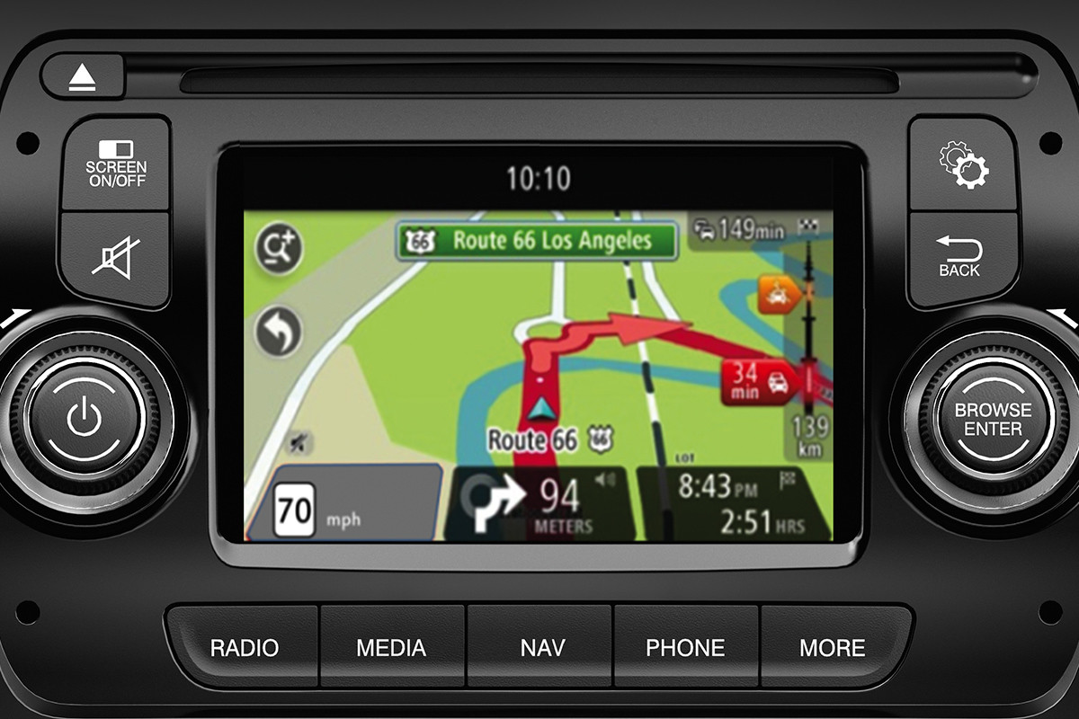 Écran du système de navigation GPS de Ram ProMaster 2019