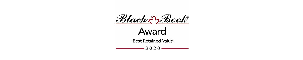 Black Book Award: Best Retained Value 2020 logo.