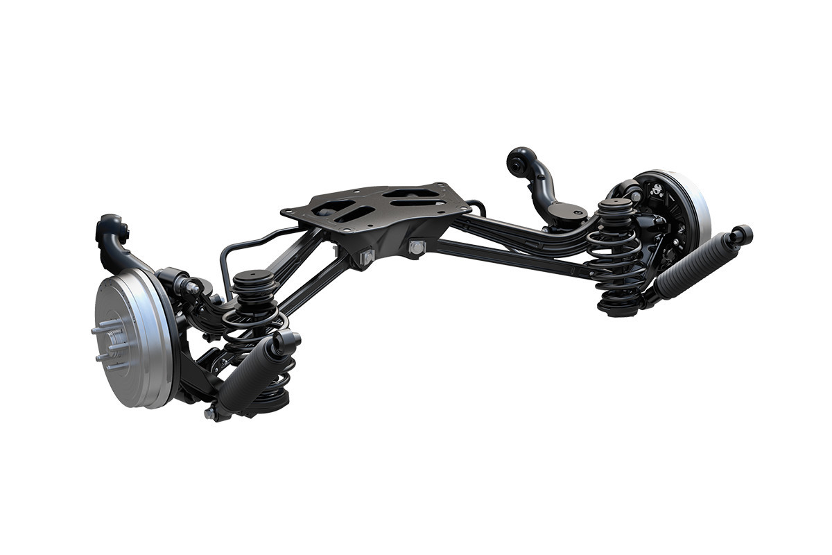 2018 RAM ProMaster City class exclusive bi-link rear suspension