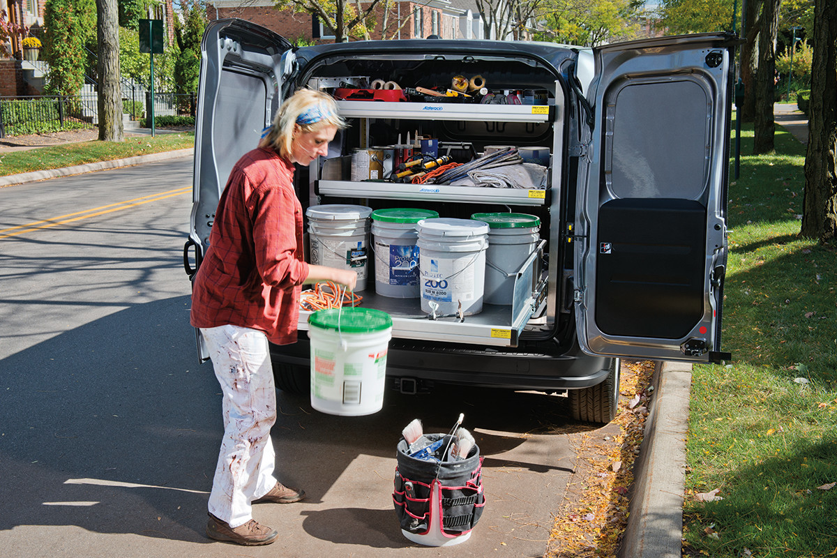 2018 RAM ProMaster City ergonomic interior with lightweight doors