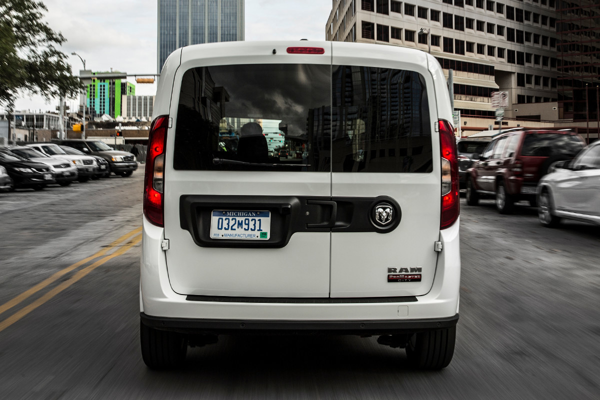 2018 RAM ProMaster City high positioned headlights and taillamps