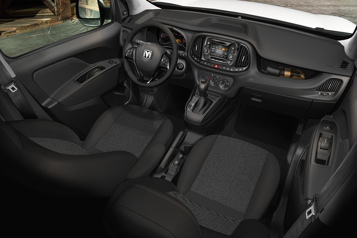 2018 RAM ProMaster City comfortable seats with glove friendly controls