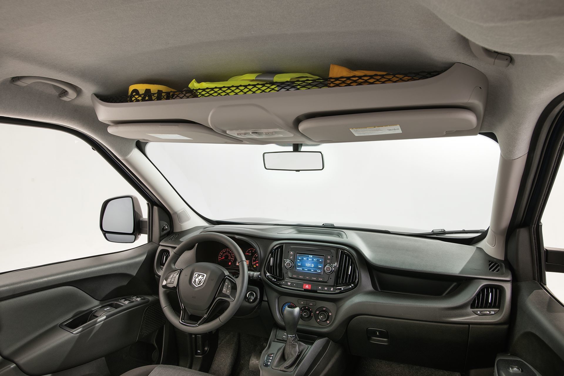 2018 RAM ProMaster City convenient interior storage solutions