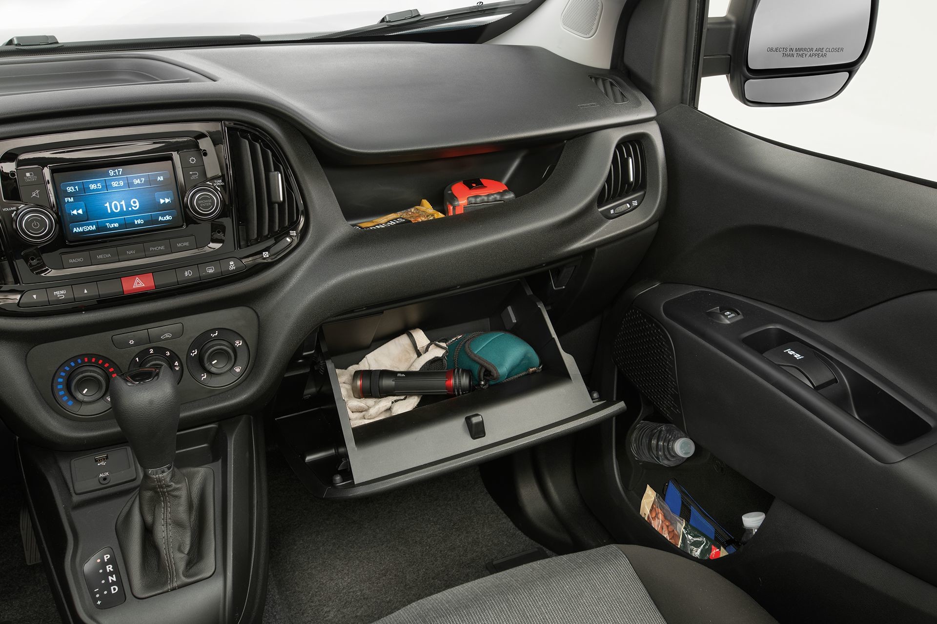 2018 RAM ProMaster City dual glove box storage